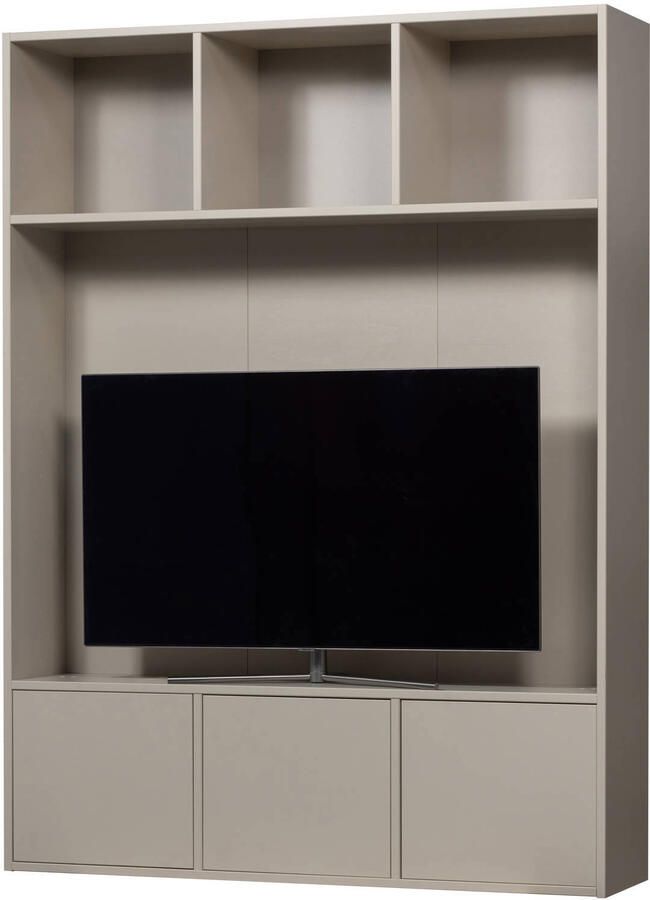 WOOOD Meggy Tv Opbergkast Grenen hout Dust Grijs 215x160x40 - Foto 2