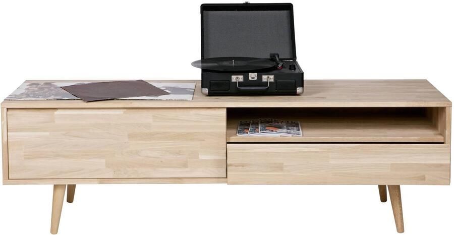 WOOOD Tygo TV-Meubel Met Retro Poten Eiken Onbehandeld 47x150x44 - Foto 3