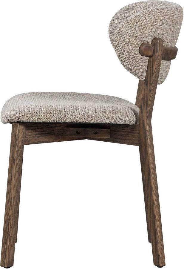 WOOOD Udar Eetkamerstoelen Houten Frame Donkerbruin Set van 2 - Foto 3