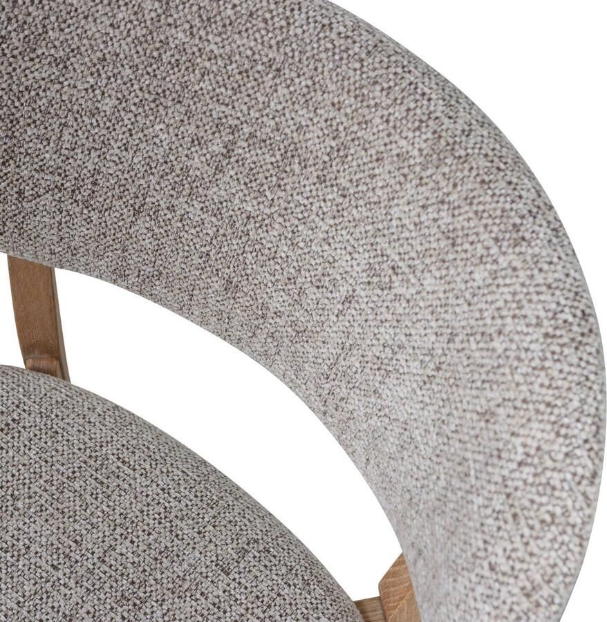 WOOOD Udar Eetkamerstoelen Houten Frame Naturel Set van 2 - Foto 3