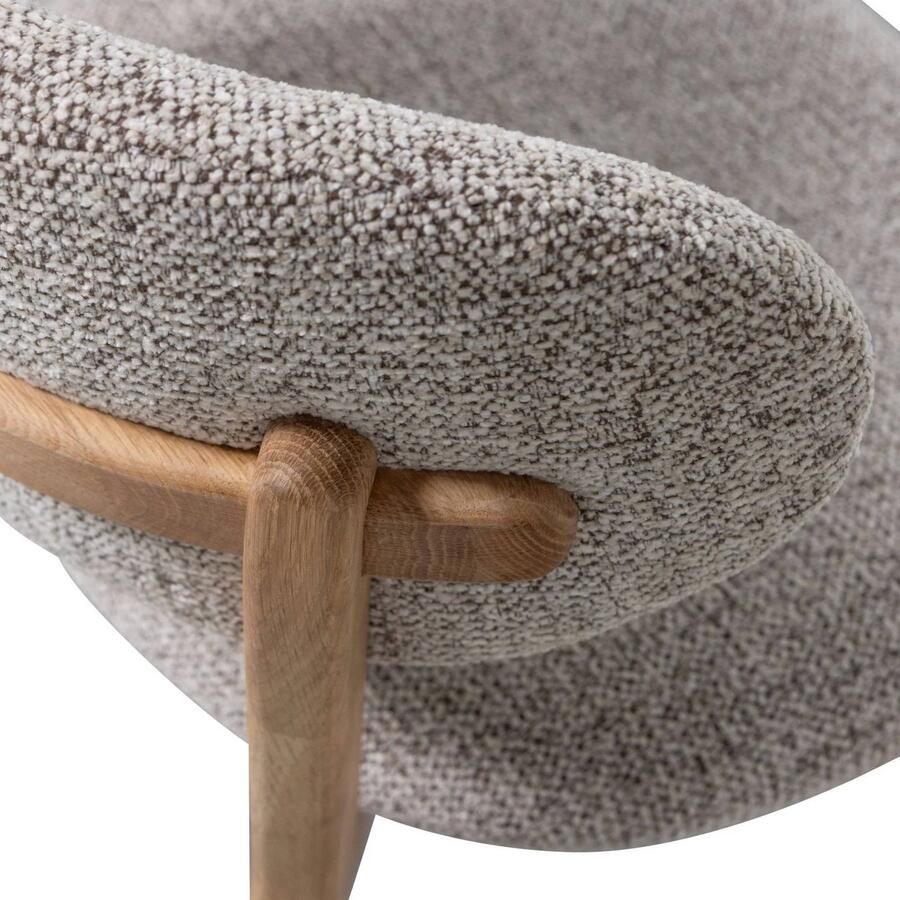 WOOOD Udar Eetkamerstoelen Houten Frame Naturel Set van 2 - Foto 2