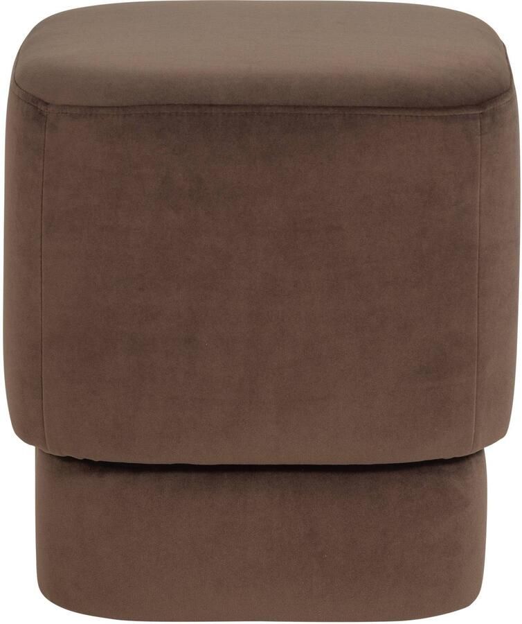 WOOOD Valen Poef Velvet Bruin 42x40x40 - Foto 2