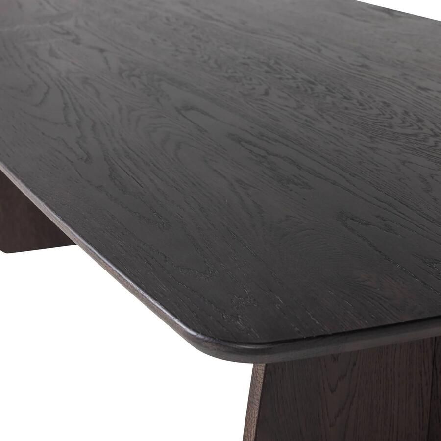 WOOOD Veere Eettafel Massief Eikenhout Mystic Brown 180 x 100 - Foto 2