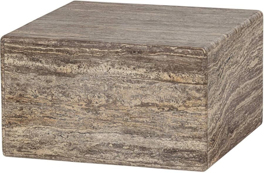 WOOOD Vexa Salontafel Marmer Lichtbruin 35x60x60