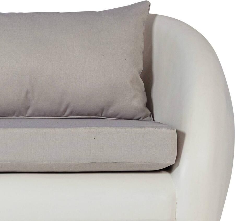 WOOOD Viale Bank 2-Zits Polymeer Naturel 83x222x88 - Foto 2