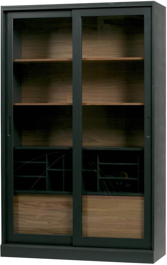 WOOOD Vitrinekast James met glas veel opbergruimte h 200 cm x b 125 cm - Foto 10