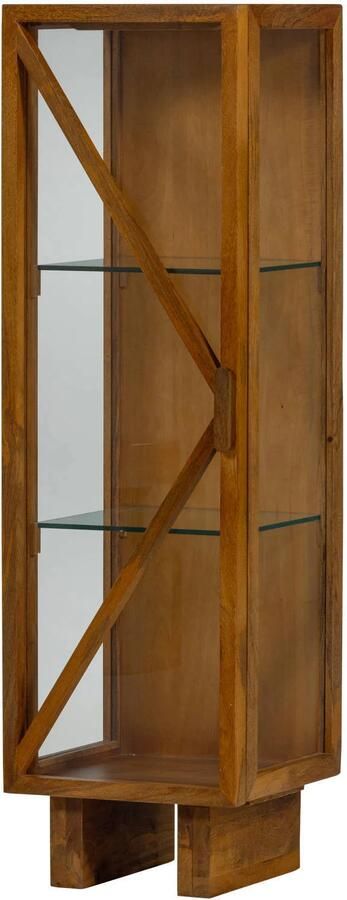 WOOOD Kella Kast 1-Deurs Mango Hout Naturel 137x40x39
