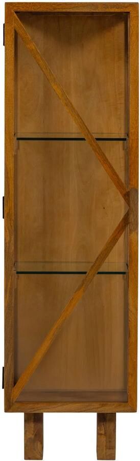 WOOOD Kella Kast 1-Deurs Mango Hout Naturel 137x40x39 - Foto 2