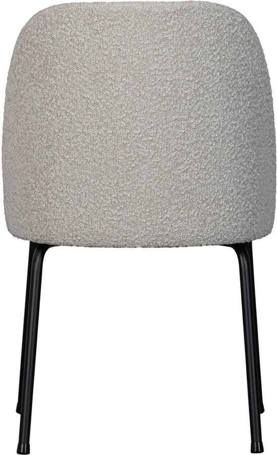 WOOOD Vogue Eetkamerstoelen Polyester Midden Bruin -Set van 2 - Foto 2