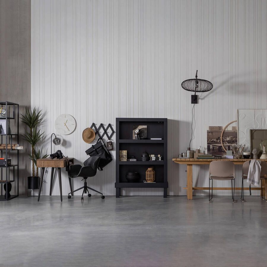 WOOOD Rek Bonk uitgerust met drie planken breedte 107 cm