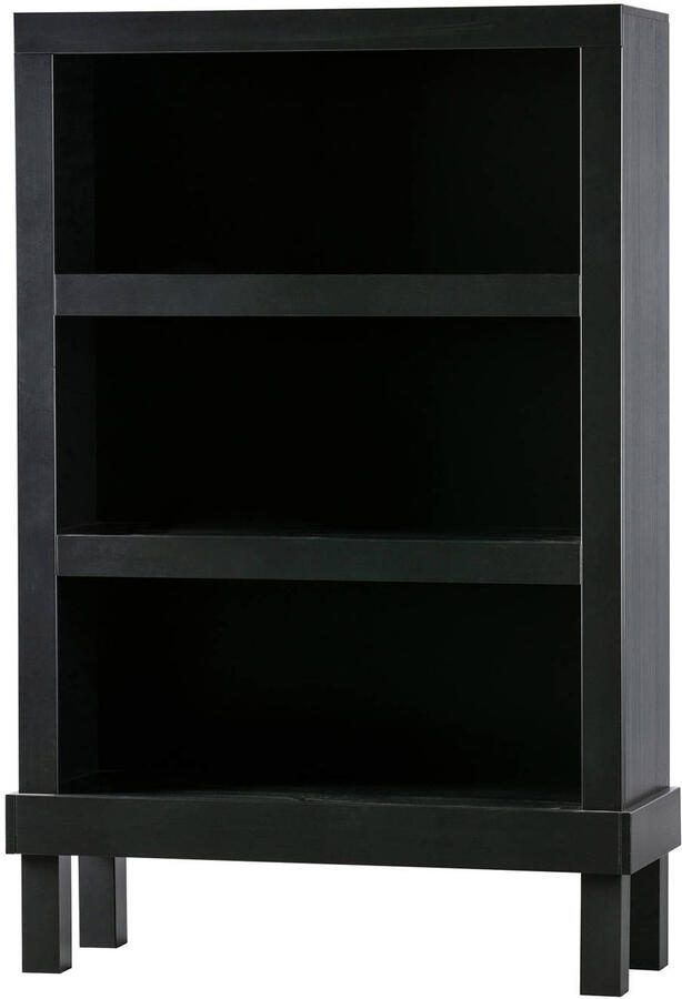 WOOOD Basiclabel Bonk Open Kast Grenen Zwart 160x103x37 - Foto 2