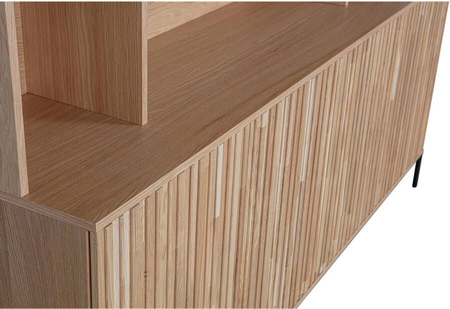 WOOOD Buffetkast Gravu veel opbergruimte push-to-open functie h 150 cm x b 200 cm - Foto 7