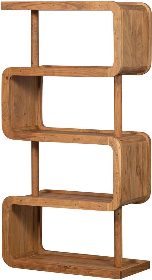 WOOOD Staand rek Gloeiende sintel van acaciahout h 160 cm x b 82 cm - Foto 2