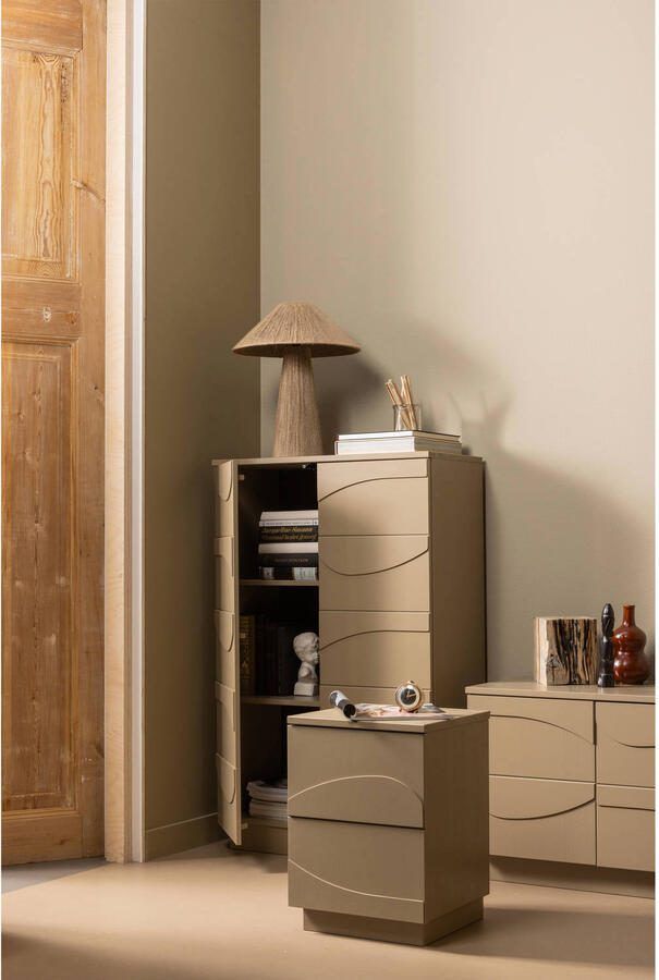 WOOOD Exclusive Opbergkast Teo 116 x 72cm Mud - Foto 2