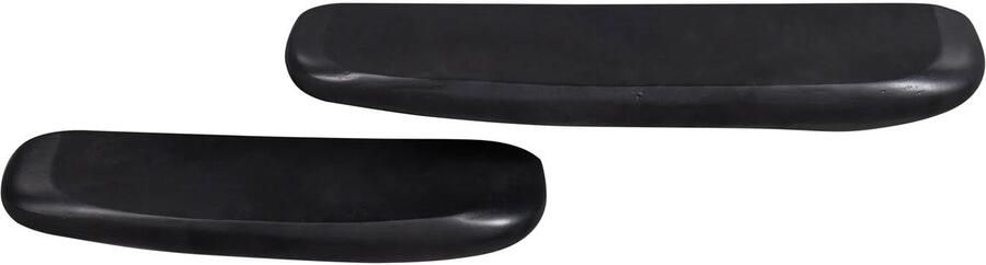 BePureHome WOOOD Rock Wandplank Aluminium Zwart 7x60x13 - Foto 2