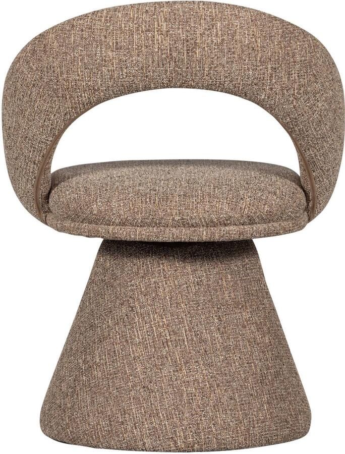 WOOOD Winter Draaibare Eetkamerstoel Naturel Melange Beige 80x63x57 cm - Foto 2