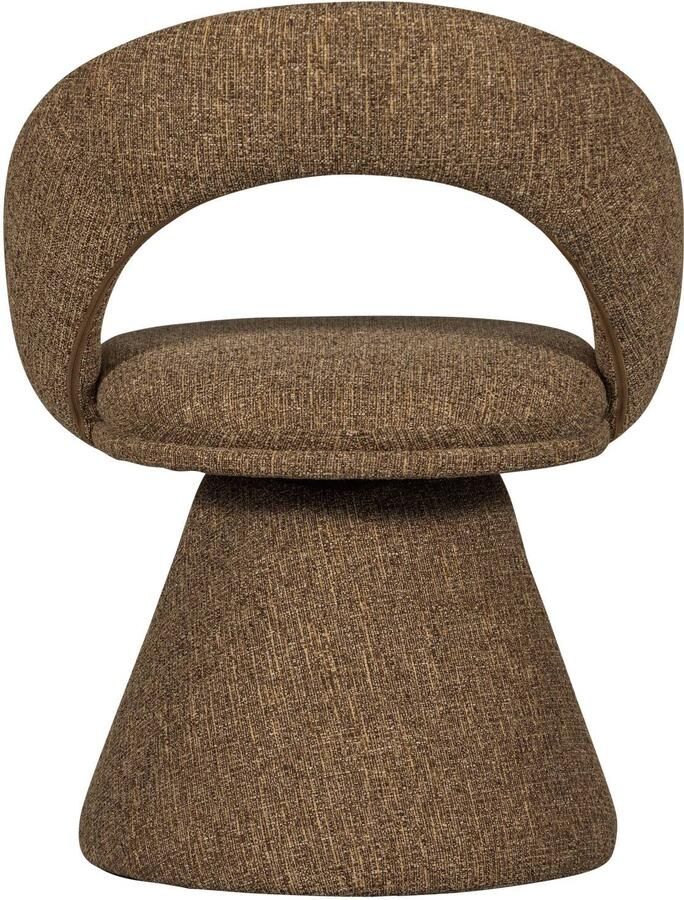 WOOOD Winter Draaibare Eetkamerstoel Zand Melange Beige 80x63x57 cm - Foto 2