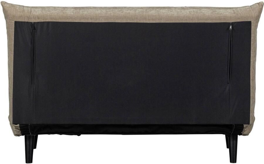 WOOOD Xem Slaapbank 1-Persoons Chenille stof Naturel Beige 80x122x92 cm - Foto 3