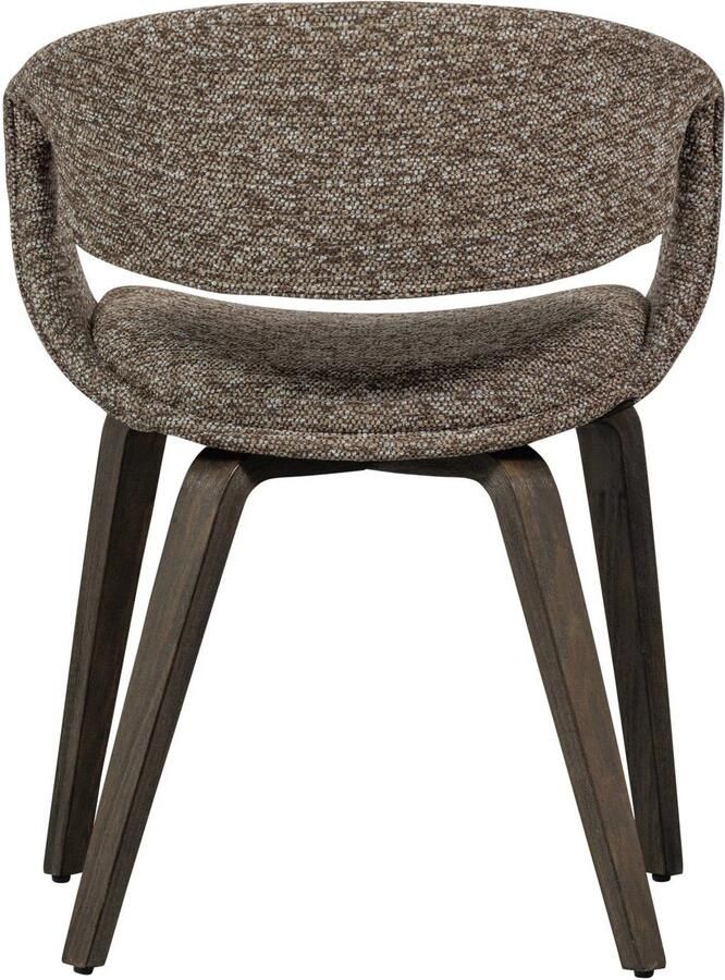 WOOOD Yossi Eetkamerstoelen Met Metalen Koper Poot Zand Set van 2 - Foto 2