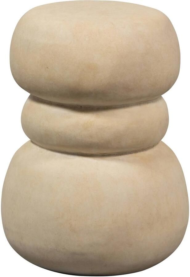 WOOOD Exclusive Bijzettafel Yvo Betonlook 37 x 35cm Naturel Rond - Foto 2