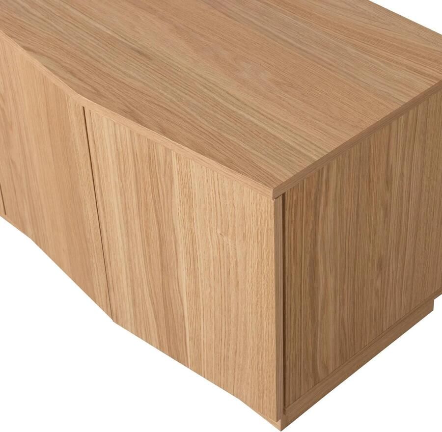 WOOOD tv-meubel 133 cm Zuma Eiken (fsc) Transparant 52x133x45 cm - Foto 2