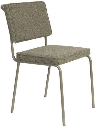 Zuiver Eetkamerstoel Buddy Gerecyclede stof Olive