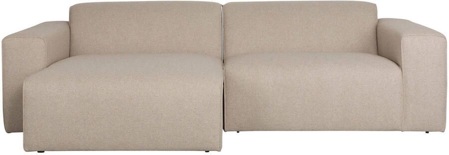 Zuiver Sofa Milka 3-zitsbank Chaise longue Links Cappuccino Beige - Foto 4
