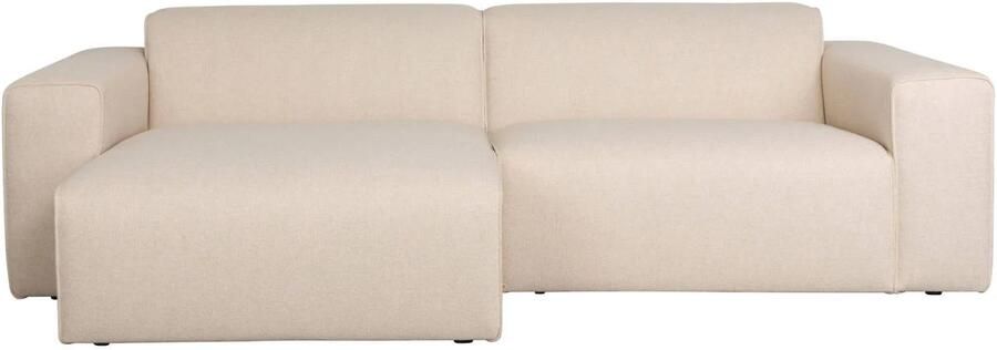 Zuiver Sofa Milka 3-zitsbank Chaise longue Links Zand Crème - Foto 2