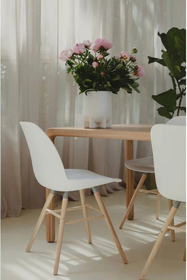 Zuiver Albert Kuip Eetkamerstoelen Wit Set van 2 - Foto 4