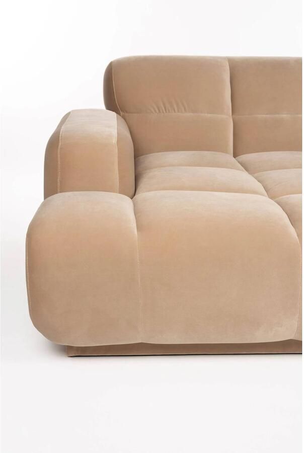 Zuiver Hazel 4-Zitsbank Links Beige - Foto 3