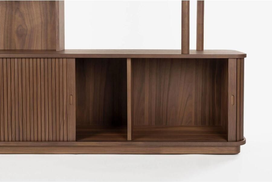 Zuiver Barbier Boekenkast Wandkast Walnoot Bruin - Foto 2