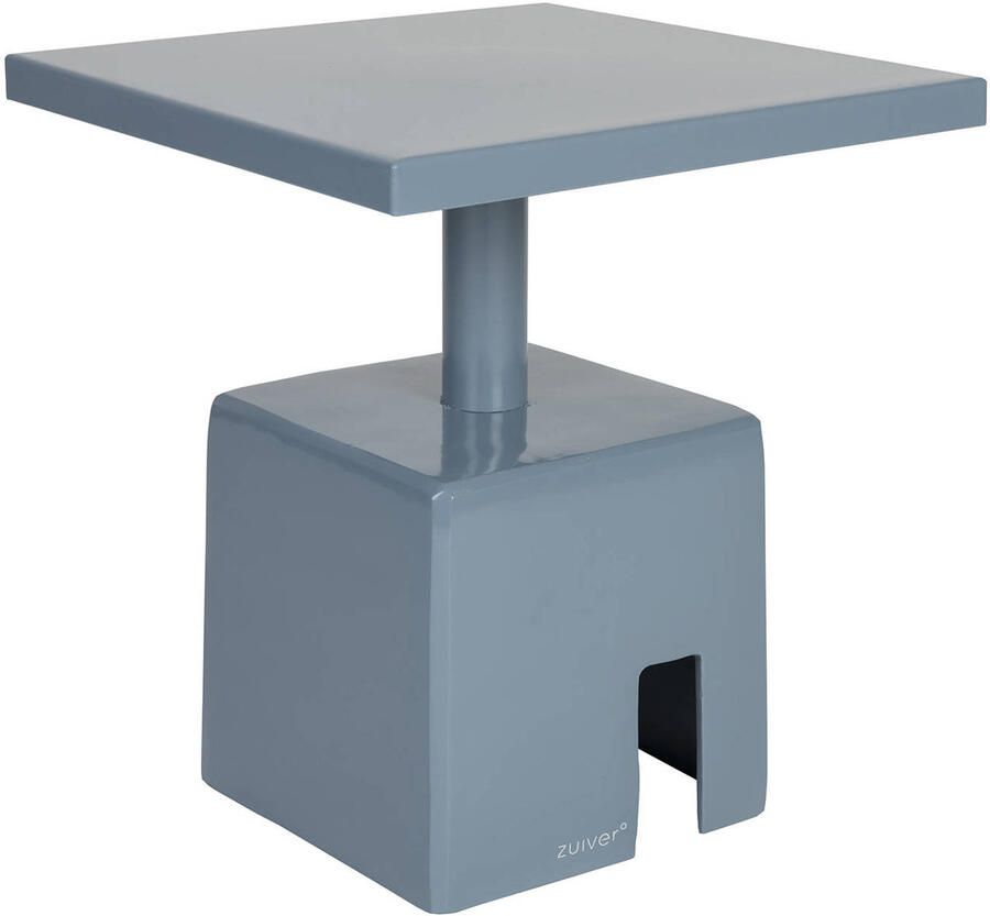Zuiver Chubby Bijzettafel Vierkant 40x40 cm Blauw - Foto 2