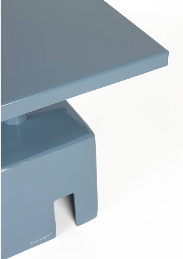 Zuiver Chubby Bijzettafel Vierkant 40x40 cm Blauw
