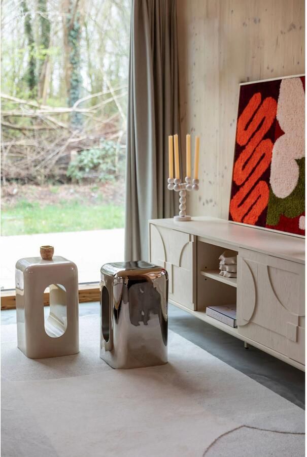 Zuiver Creek Bijzettafel Beige - Foto 2