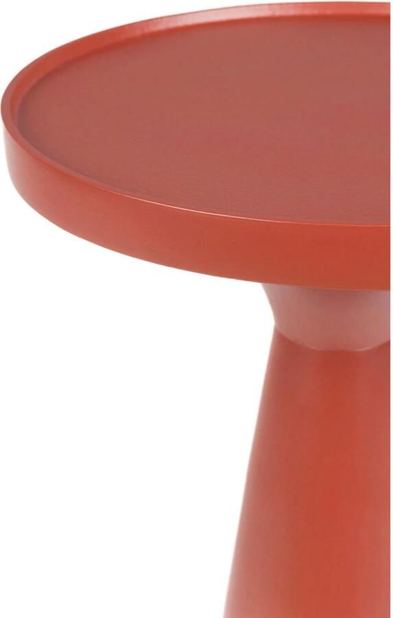 Zuiver Floss Bijzettafel Rond 28 cm Marsala Rood - Foto 2