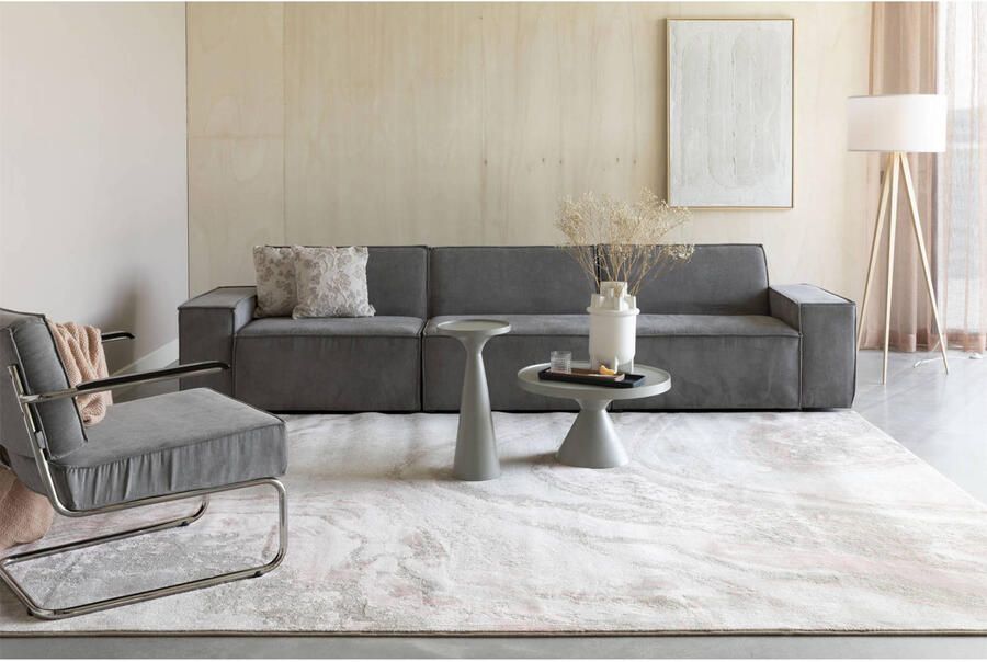 Zuiver Floss Bijzettafel Rond 28 cm Grijs - Foto 3