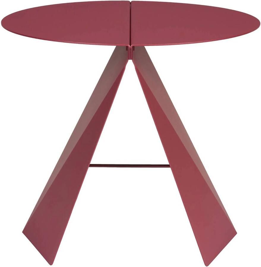 Zuiver Foldy Bijzettafel Marsalarood Rood