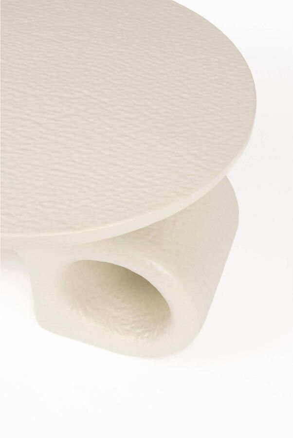 Zuiver Bijzettafel Hermit Resin 58cm Beige - Foto 2