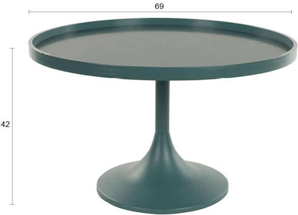 Zuiver Jason Salontafel Rond 69 cm Blauw - Foto 2
