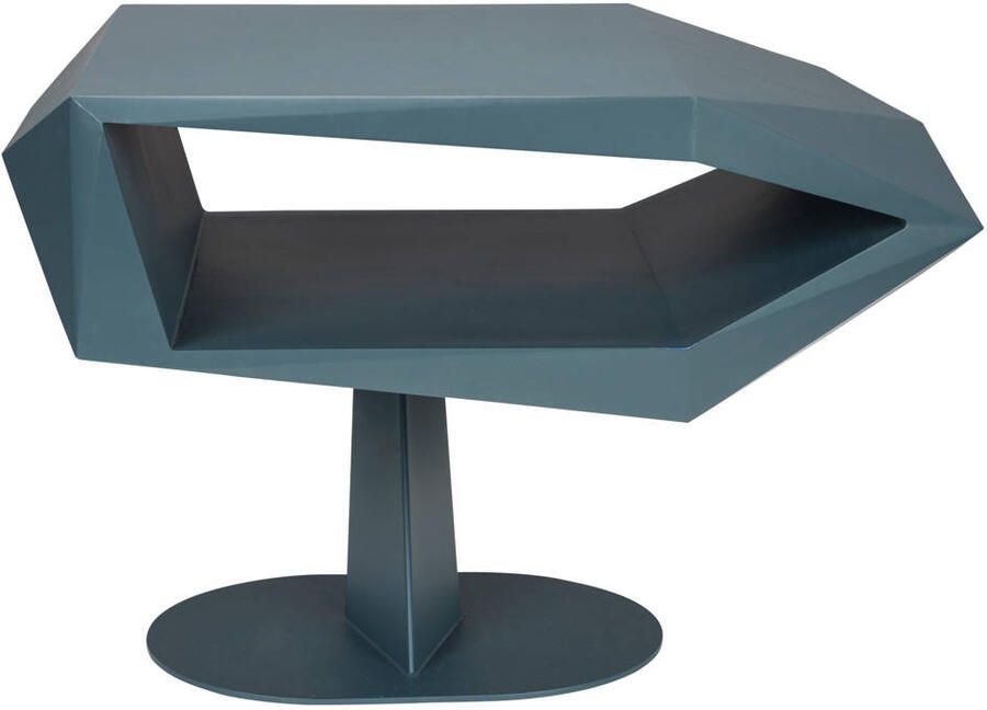 Zuiver Bijzettafel North Resin en staal 60 x 40cm Space Black - Foto 4