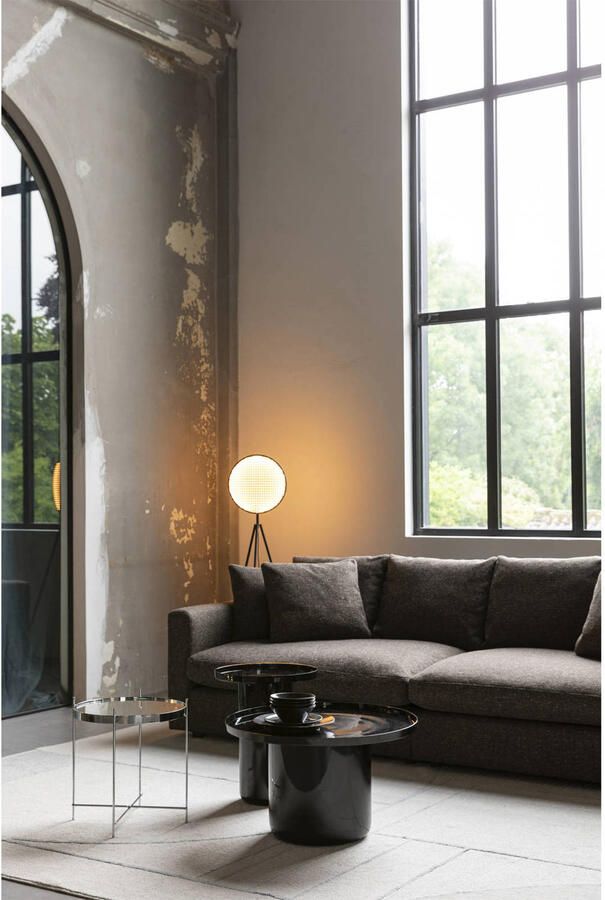 Zuiver Shiny Bomb Bijzettafel Rond 40 cm Metaal Zwart - Foto 3