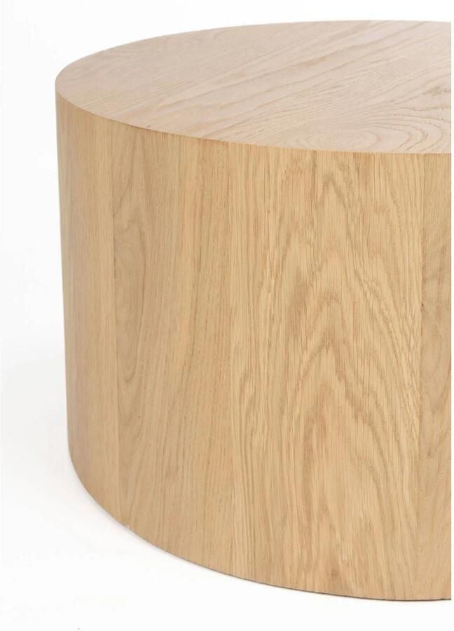 Zuiver Silo Bijzettafel Pilaar 60 cm Hout Naturel - Foto 3