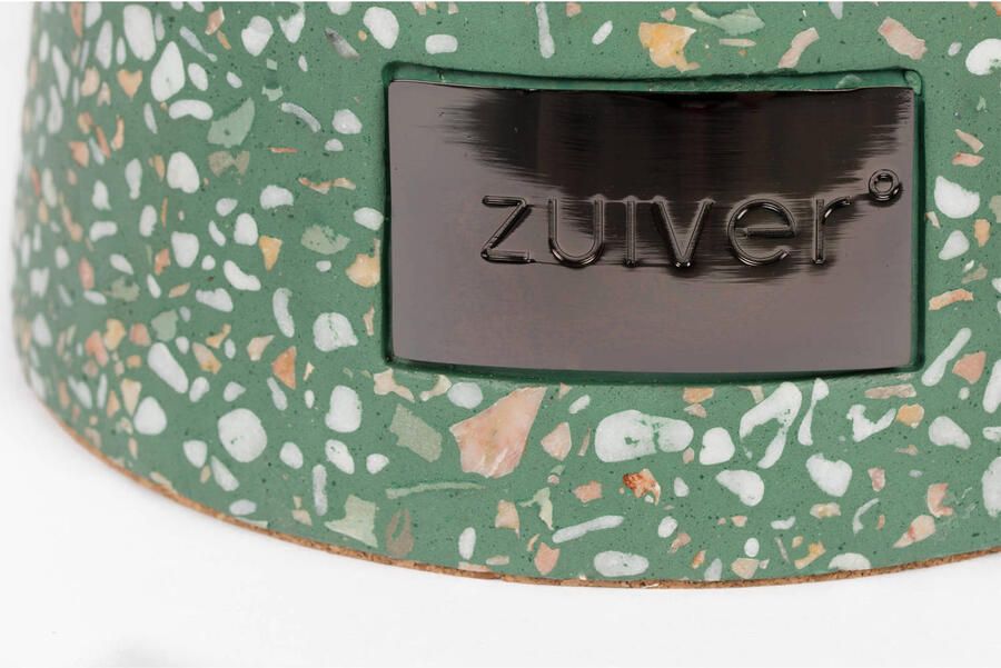 Zuiver Victoria Bijzettafel Rond 41 cm Terrazzo Groen - Foto 3