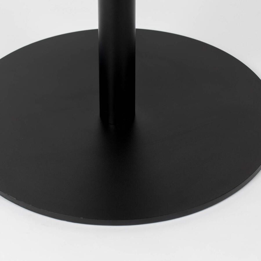 Zuiver Ronde Tuintafel Albert Glazen blad 80cm Zwart - Foto 3