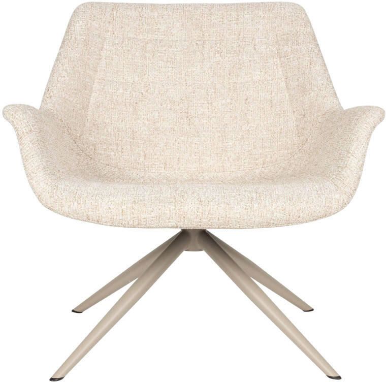Zuiver draaibare fauteuil met armleuningen beige - Foto 2