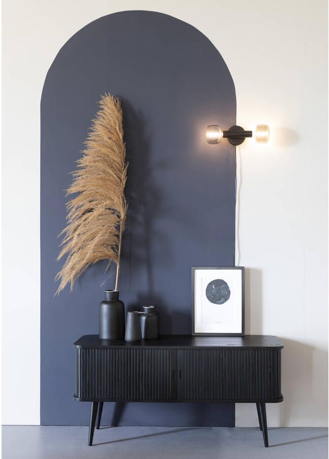 Zuiver TV-meubel Barbier Eikenhout 120cm Zwart - Foto 2