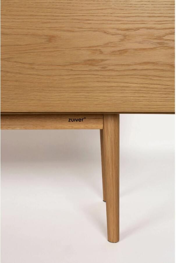 Zuiver High On Wood Dressoir Eiken 2 lades 2 deuren Beige - Foto 3