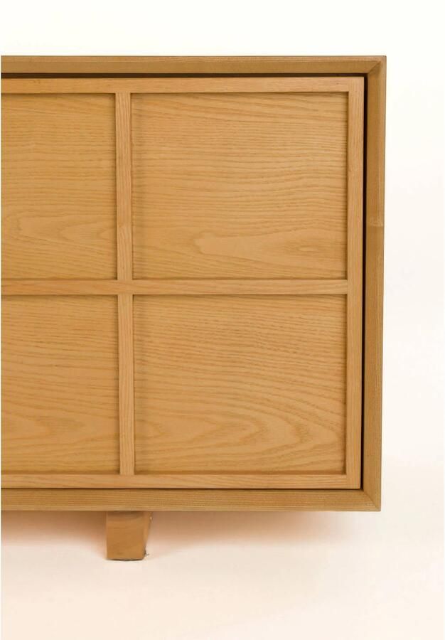 Zuiver Raster Dressoir Laag Naturel - Foto 3