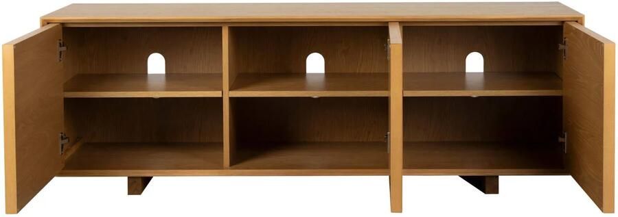 Zuiver Raster Dressoir Laag Naturel - Foto 4
