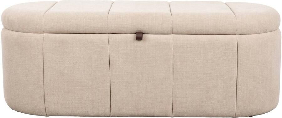 Zuiver eetkamerbank Puffy 120 cm beige - Foto 2
